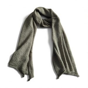green thin scarf