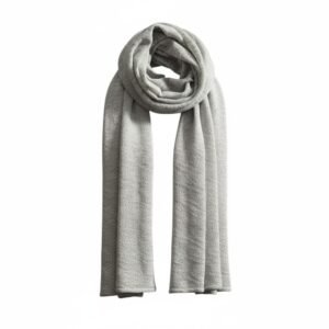 grey thin scarf
